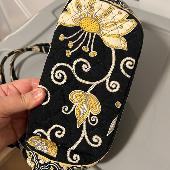 Vera Bradley Darling Yellowbird bag yellow blk White casual or office - Picture 5 of 8